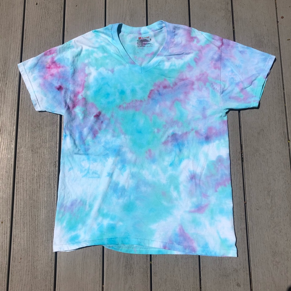 Custom Cotton candy tie dyed shirt